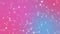 Cute romantic pink blue background with sparkling light particles