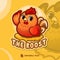 Cute Rooster Logo Mascot Cartoon Character