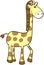 Cute safari Giraffe
