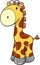 Cute Safari Giraffe Vector