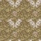 Cute safari wild leopard animal pattern for babies room decor. Seamless big cat furry brown textured gender neutral