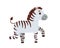 Cute safari zebra
