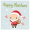 Cute Santa carry bag of gift for Christmas Festival