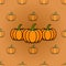 Cute seamless Country Fall patterns for Wallpapers and Wall Design With Pumpkins