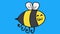 Cute Seamless honeybee animation