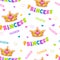 Cute seamless pattern for baby girls.