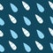 Cute seamless pattern for children. Repeated decorative rain drops. Endless print with raindrops.