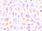 Cute seamless pattern with colorful sweets, cakes, lollipops. Cartoon seamless pattern with candy and sweet dessert. Fun