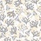 Cute seamless pattern. Floral stylish background