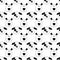 Cute seamless pattern with puppies in doodle style. Hand drawn background with dogs