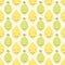 Cute seamless patterns of citrus fruits characters: lemon and lime with simple textures of friendly colors