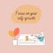 Cute Self Notes Illustration Reminder Quote Instagram Post