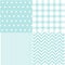 Cute set of Baby Boy seamless patterns with fabric textures