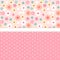 Cute shabby chic floral background for your decoration