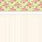 Cute shabby chic floral background for your decoration