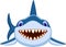 Cute shark cartoon