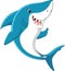 Cute shark cartoon