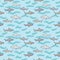 Cute shark print seamless repeat pattern vector.