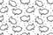 Cute simple rabbits seamless pattern