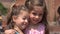 Cute Sisters Little Children