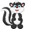 Cute skunk cartoon