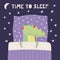 Cute sleeping crocodile