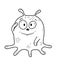 Cute Slime Monster for Kids Coloring Book
