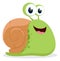 Cute snail cartoon