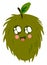 Cute soursop, illustration, vector