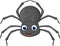 Cute spider cartoon