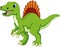 Cute spinosaurus cartoon