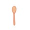 Cute spoon in doodle style isolated on white background. Simple illustration
