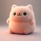 Cute Squishy Cat Plush Toy Illustration