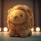 Cute Squishy Lion Plush Toy