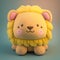Cute Squishy Lion Plush Toy