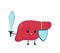 Cute strong happy smiling healthy liver