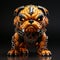 Cute And Stylish Bulldog Brand Collectible Lion-like Character Design