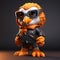 Cute And Stylish Eagle Brand Action Figure Parrot-like Character Design