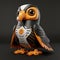 Cute And Stylish Falcon Brand Historical Figurine With Shark-like Character Design