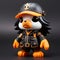 Cute And Stylish Hawk Brand Historical Figurine With Street Dance Elements