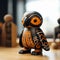 Cute And Stylish Wooden Figurine With Falcon Brand Design