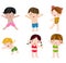 Cute Summer Kids in swimsuit set