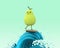 Cute Surfing 3D Pear