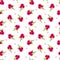 Cute sweet rose seamless pattern