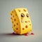 Cute Swiss Cheese Character