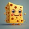 Cute Swiss Cheese Character