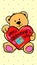 Cute Teddy Bear Happy Valentine\\\'s Day Instagram Story
