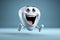 Cute teeth character animated, cartoon style, animated expressions, quirky expressions, playful expressions, medicine