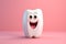 Cute teeth character animated, cartoon style, animated expressions, quirky expressions, playful expressions, medicine