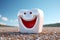 Cute teeth character animated, cartoon style, animated expressions, quirky expressions, playful expressions, medicine